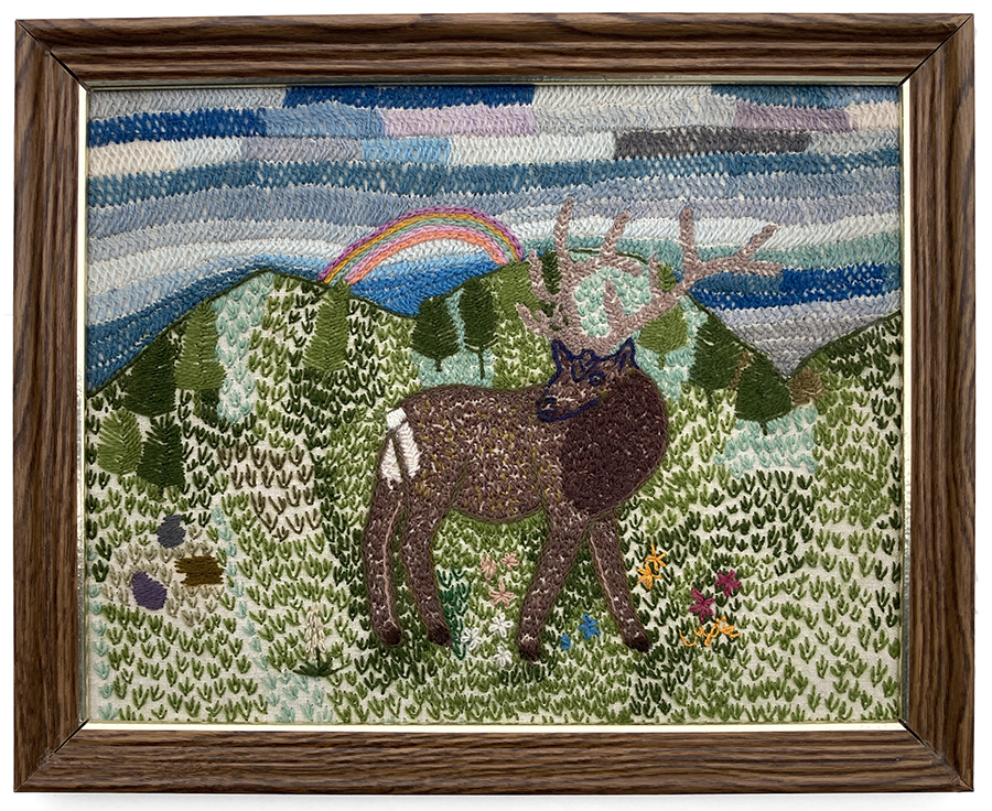 Lydia Martinez, The Elk for Frank, 1984